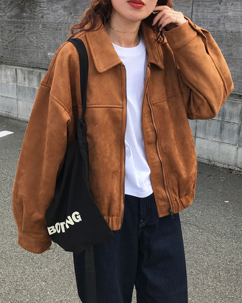 【スエード】ジャケット（３８） スエードジャケット | ファッション通販サイト NUGU