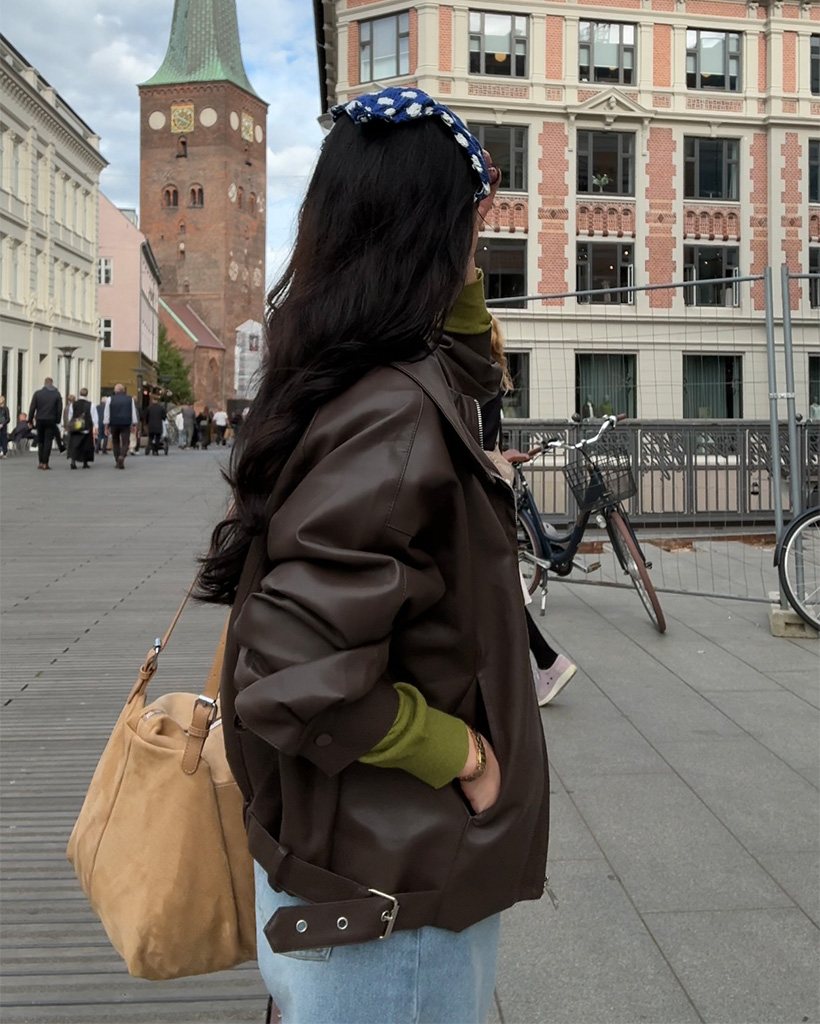 ビッグカラーレザージャケット | ファッション通販サイト NUGU