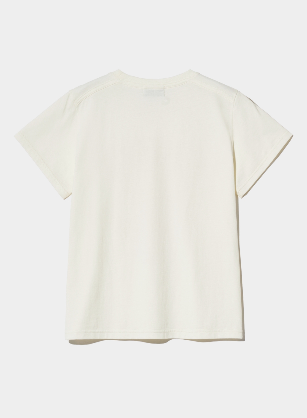W) Capri Citron Drawing Summer Graphic T-Shirt - Cream
