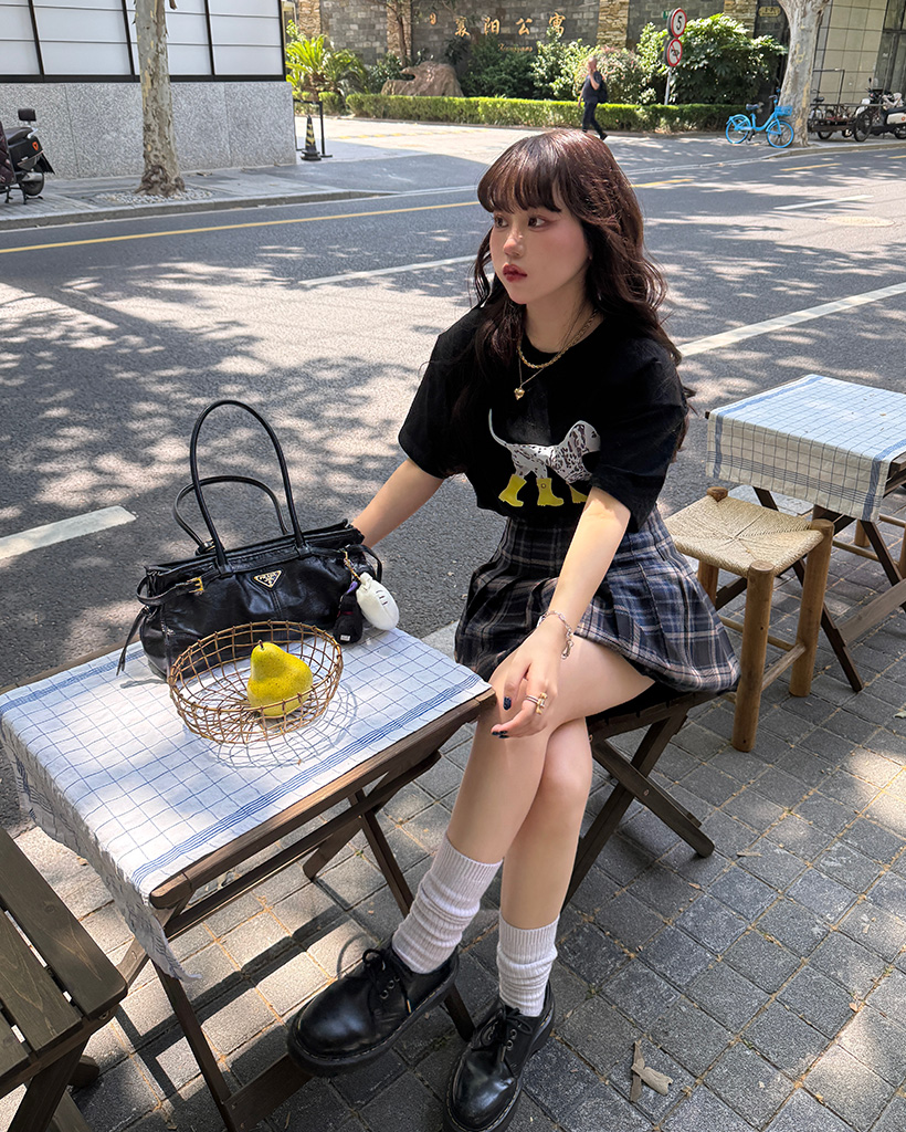 関税込み◎【PATOU】リブコットンブレンドスクープネックTシャツ Patou | リブ オーガニックコットンブレンド スクープネック Tシャツ