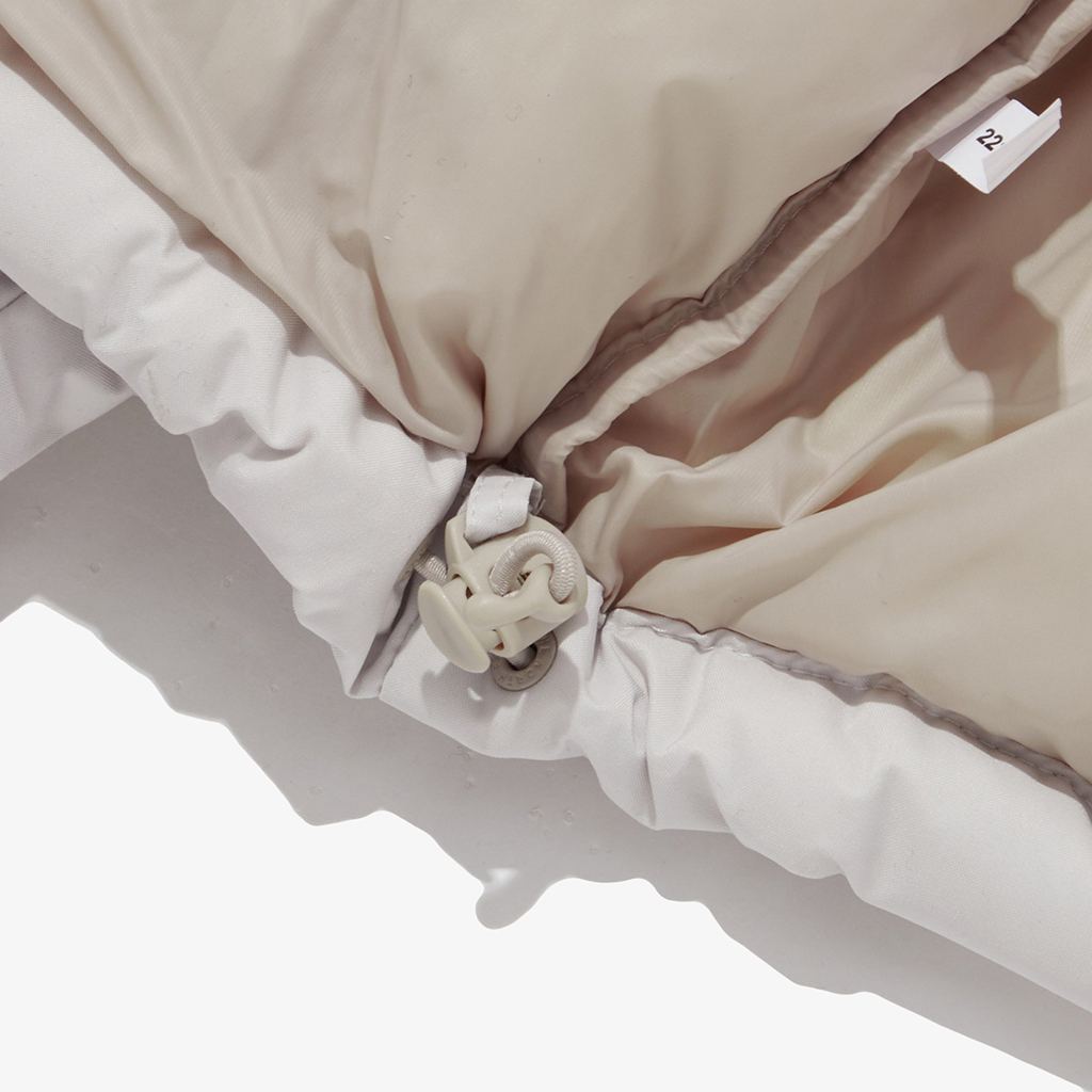 韓国限定レーベル] NEO NUPTSE DOWN JACKET cream beige_ノース