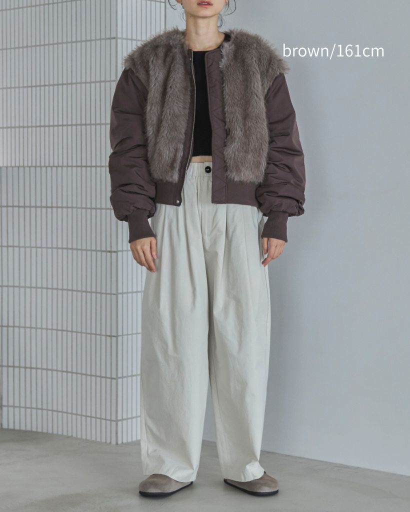 ミックスファードッキングMA-1 | ファッション通販サイト NUGU