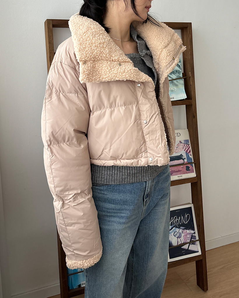 リバーシブルボアジャケット リバーシブルボアジャケット