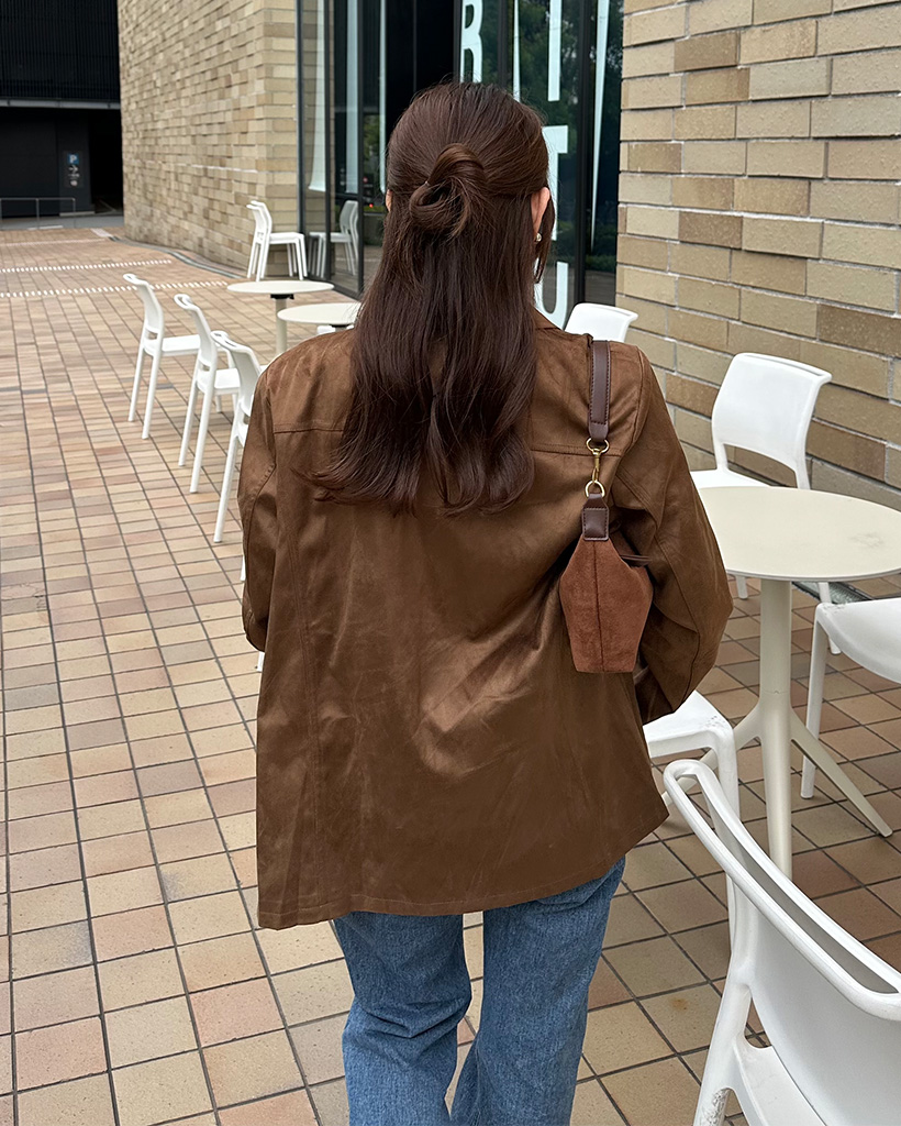 バストヨークスエードジャケット | ファッション通販サイト NUGU