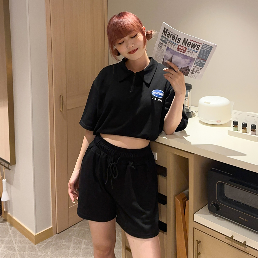 ステッチTシャツハーフパンツセットアップ | ファッション通販