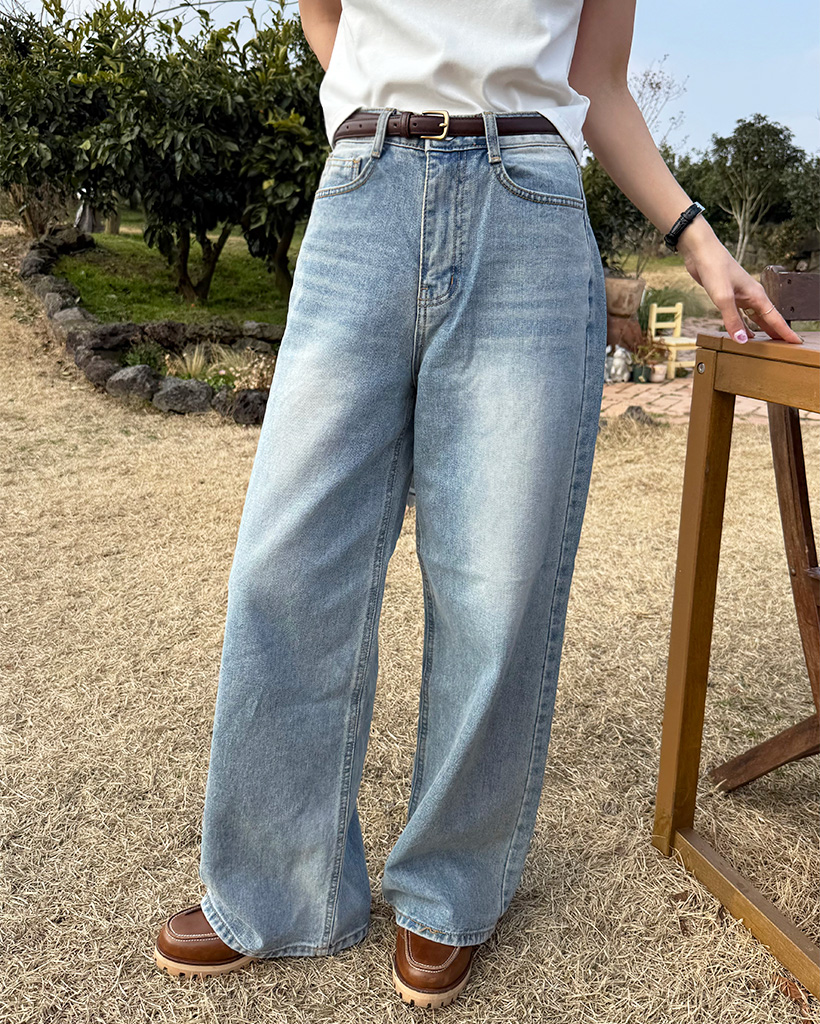 師匠樣 専用 レディース デニム ルーズフィット La-gemme ジーンズ デニム デニムパンツ ルーズフィットワイド
