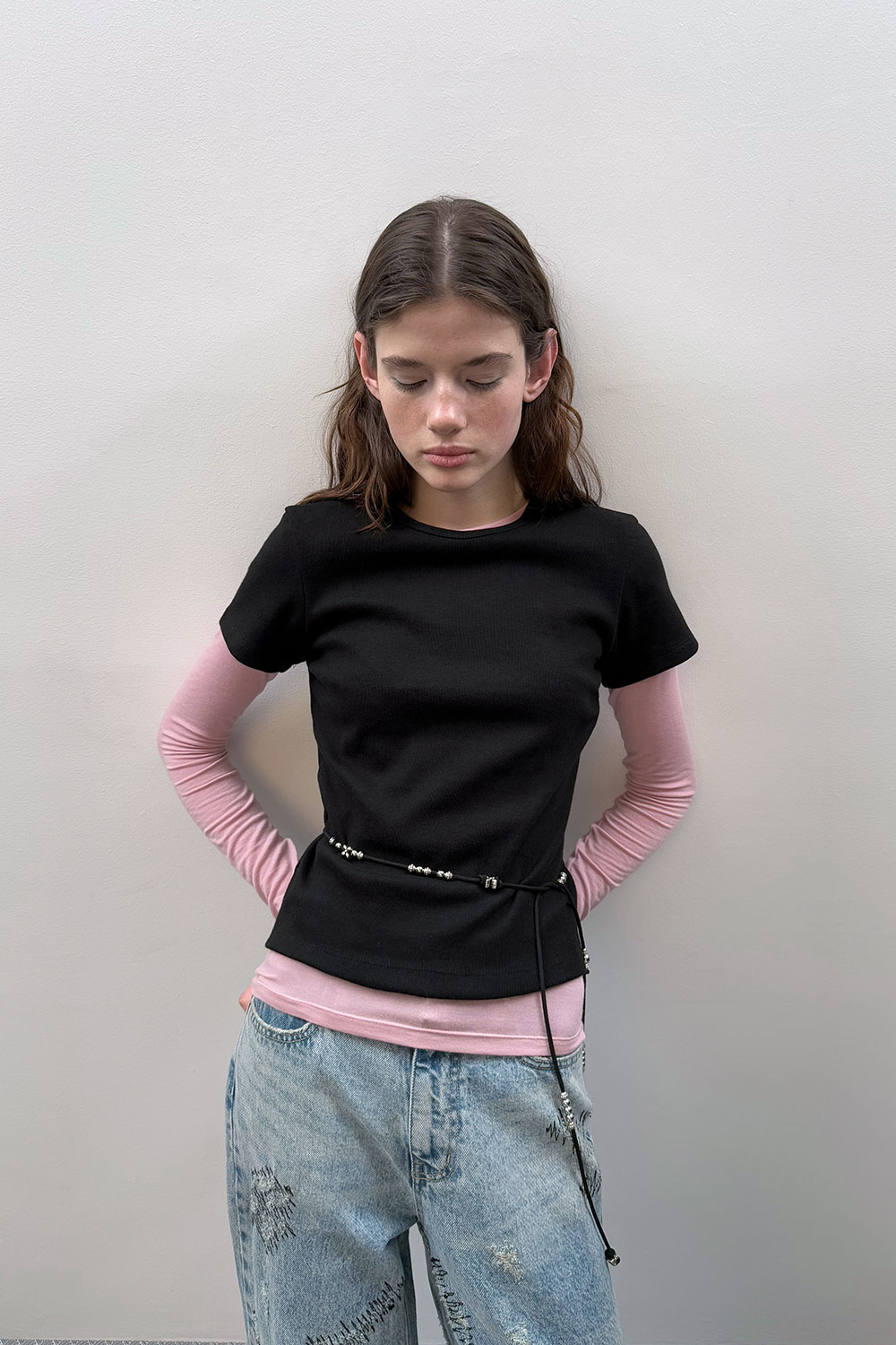 [Influencer pick] SOFT BASIC TEE - pink