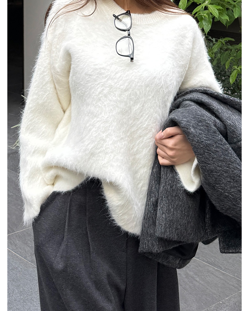 専用　　ネストローブウールブークレーモヘア2wayニット　美品 専用 ネストローブウールブークレーモヘア2wayニット 美品 knit