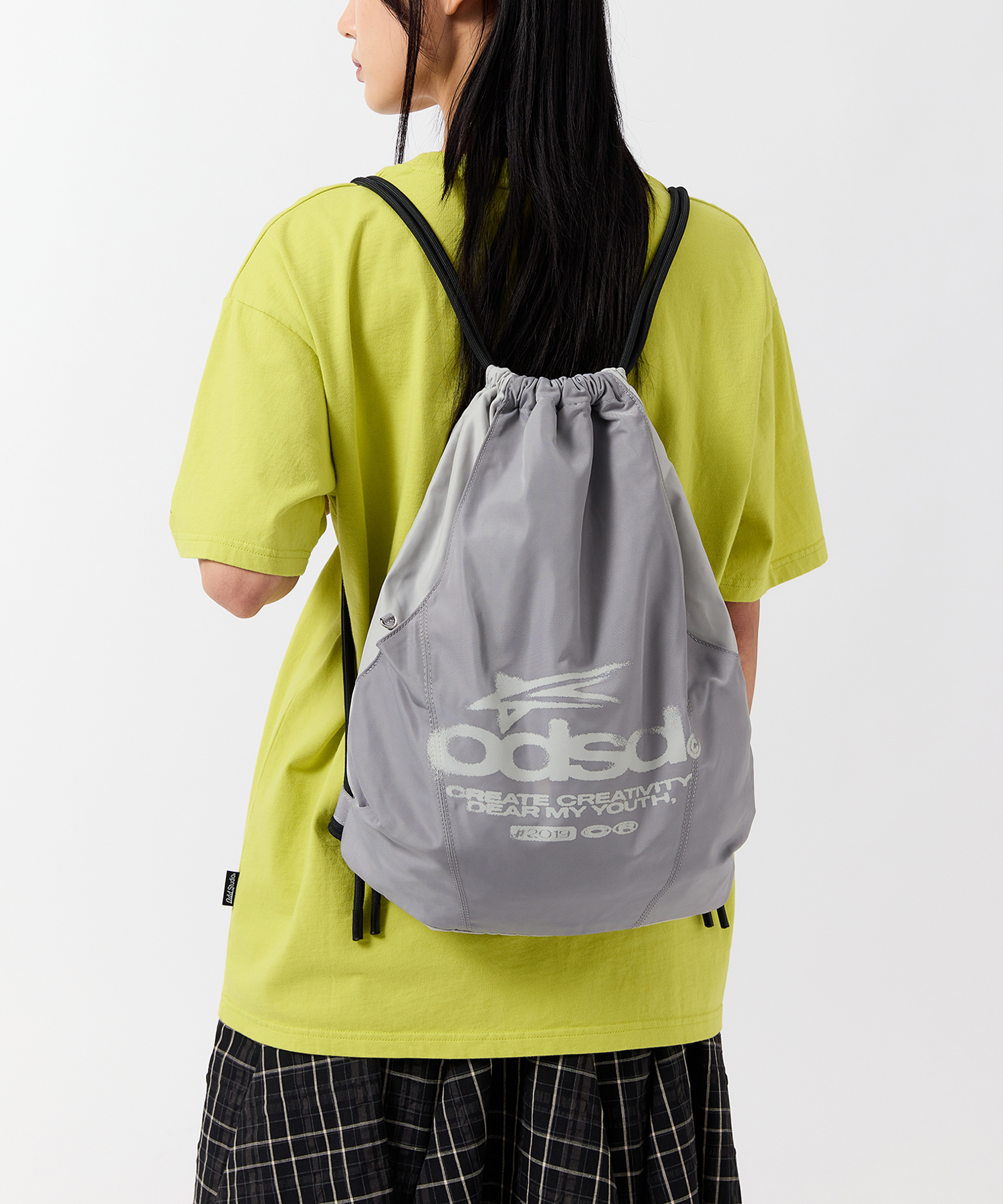 バックパック・リュック Odd Studio Odsd Curved Sporty String Bag GRAY 5011445129 Odsd Curved Sporty String Bag - GRAY | ファッション通販