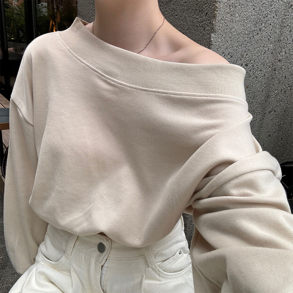 ROCKCAKE オフショルダー グレー スウェット jzxd1815.jpg
