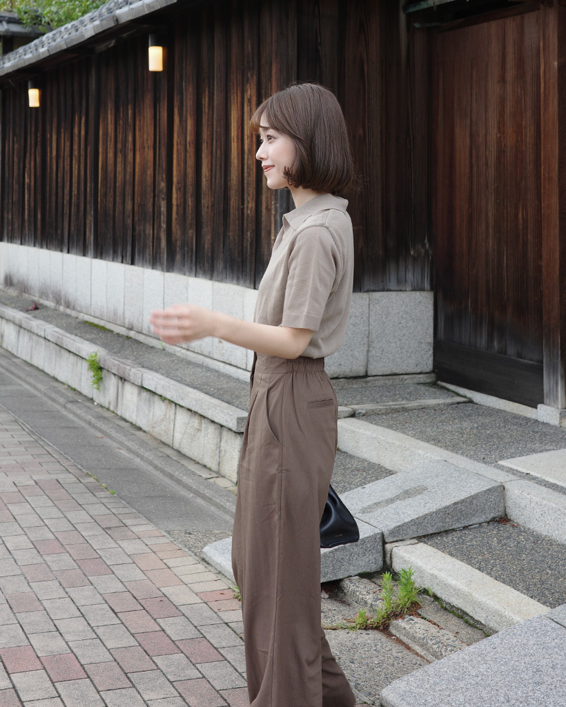 【GUMZZI】ダックワイドスラックスパンツto28834 chuclla スラックス パンツ 2タックワイドスラックス chw21a050