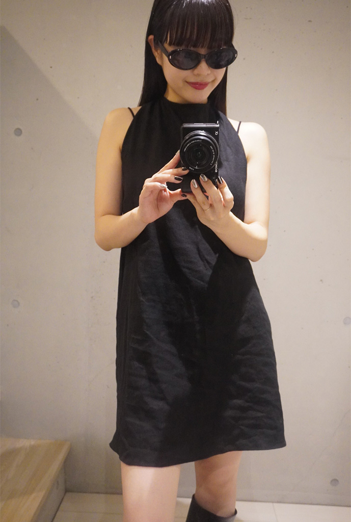 リネンミニワンピース AMBIENT ワンピース リネンミニワンピース : ZOZOTOWN Yahoo!店