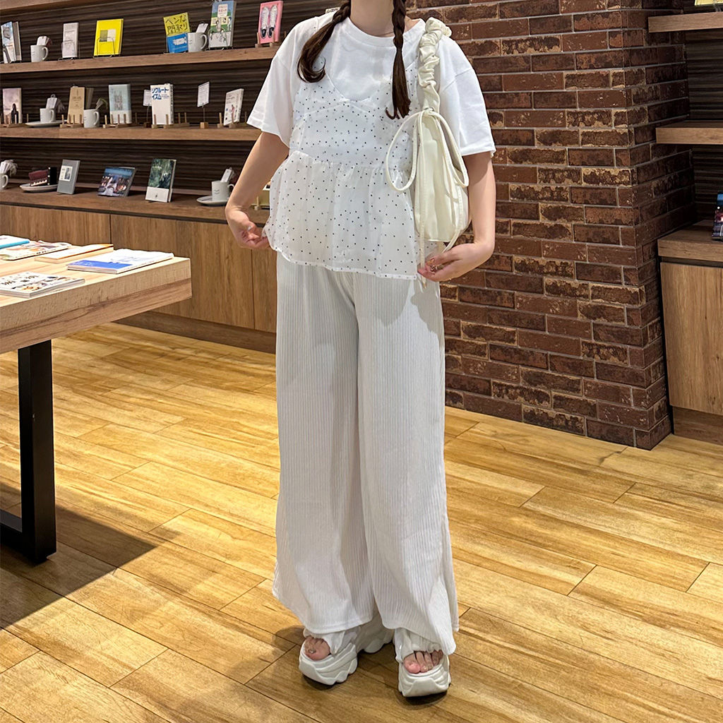 ドットフリルビスチェ | ファッション通販サイト NUGU