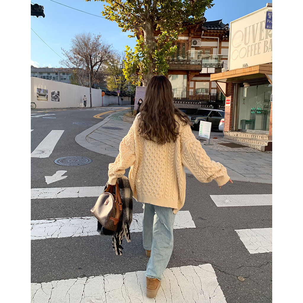 ケーブルオーバーフィットニット | ファッション通販サイト NUGU
