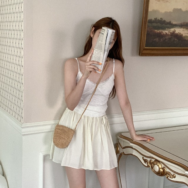 MALION vintage ヴィンテージレース キャミソール 4Way MALION vintage ヴィンテージレース キャミソール 4Way MALION