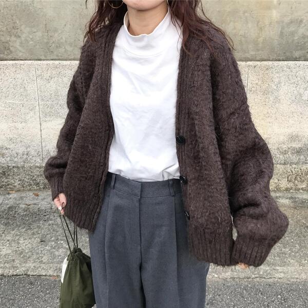モヘアカーディガン | ファッション通販サイト NUGU