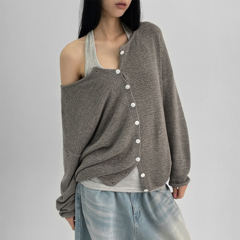 新品タグ付✨LEONARD サマーニット カーディガン カンカン トリム 42 新品タグ付✨LEONARD サマーニット カーディガン カンカン