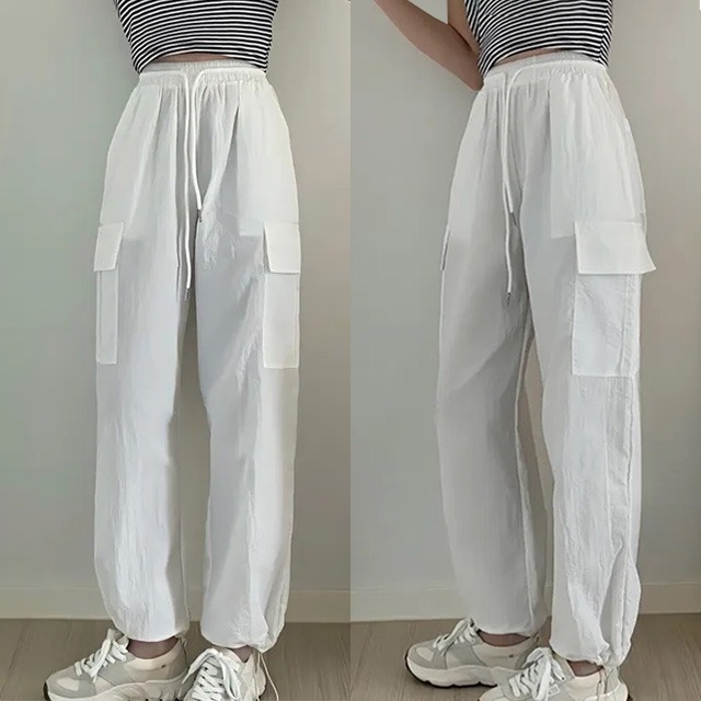 2wayゴムワイドカーゴパンツ(cargo/basic) | ファッション通販