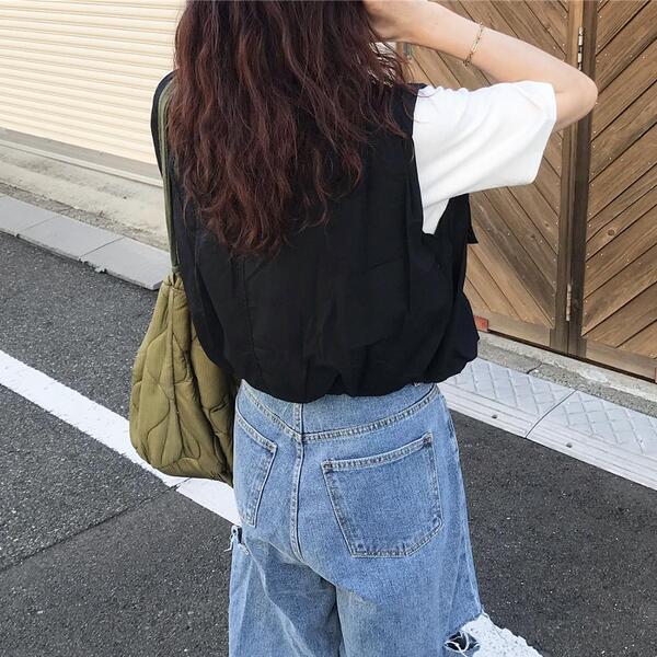 ナイロンジッパーポケットベスト | ファッション通販サイト NUGU