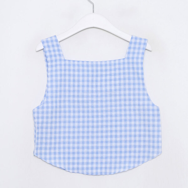 売約済み☆専用　肩リボン ノースリーブ ノバチェック ホースロゴ 売約済み☆専用 肩リボン ノースリーブ ノバチェック ホースロゴ