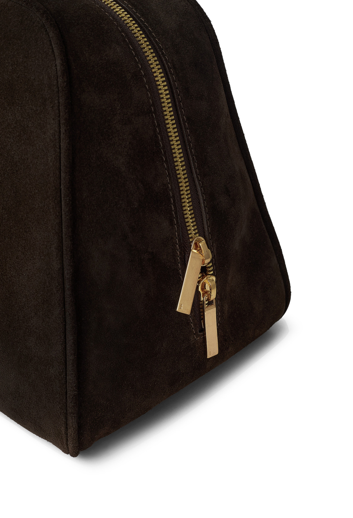 Curvy Bag M - Suede Brown | ファッション通販サイト NUGU