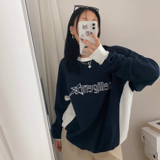 リブボタンカーディガン