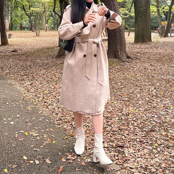 ガンフラップロングコート | ファッション通販サイト NUGU