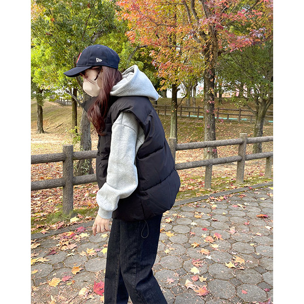 UABONI*Paris*ダウンベスト*ユアボニ肉厚 防寒 総柄 トレンド2XL UABONI*Paris*ダウンベスト*ユアボニ肉厚 防寒 総柄 トレンド2XL