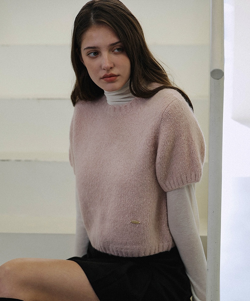 Olly Half Sleeve Knit [Pink]