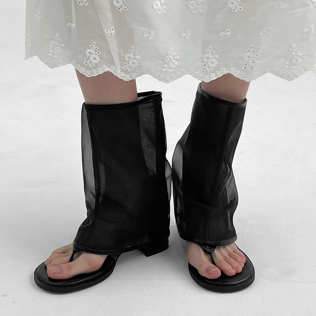 BLACKUP ブラックアップ　グランツバックル　折りたたみスエードミドルブーツ バックルベルトミドルブーツ｜ACLENT（アクレント）