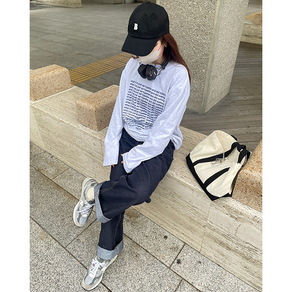 ユニセックスnothingロングTシャツ | ファッション通販サイト NUGU