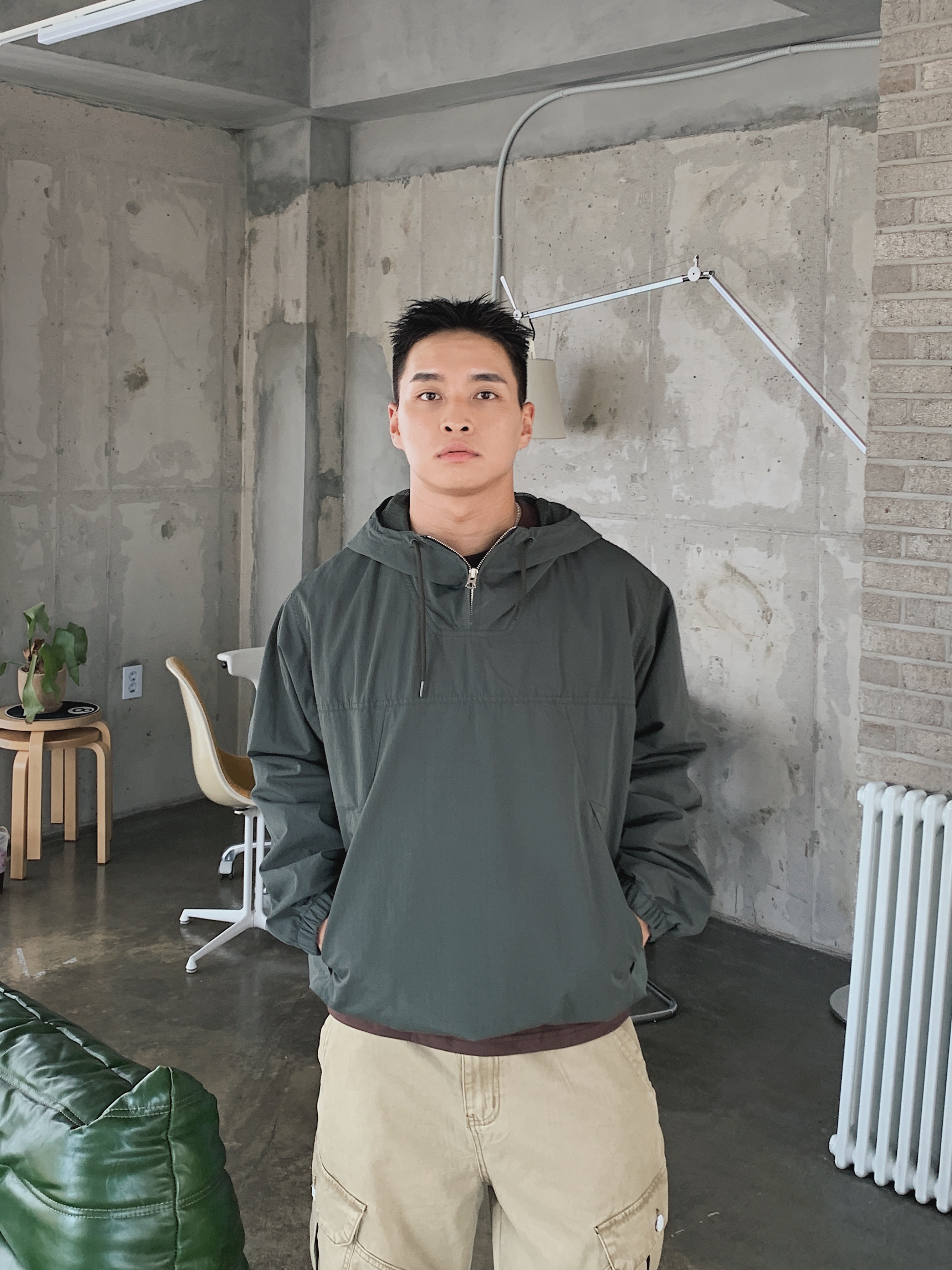 メッシュアノラックフードパーカー | ファッション通販サイト NUGU