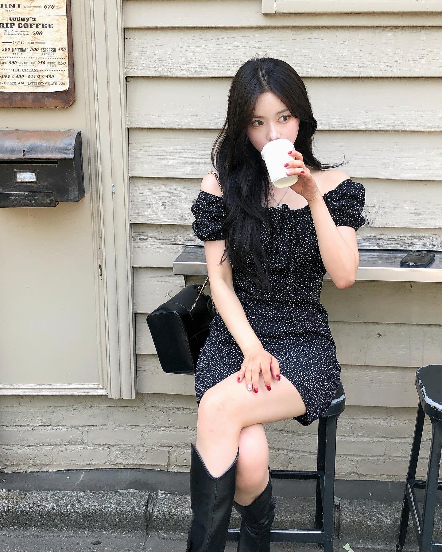 NUGU ヌグ　ドット　ワンピース original] ドットワンピース | ファッション通販サイト NUGU