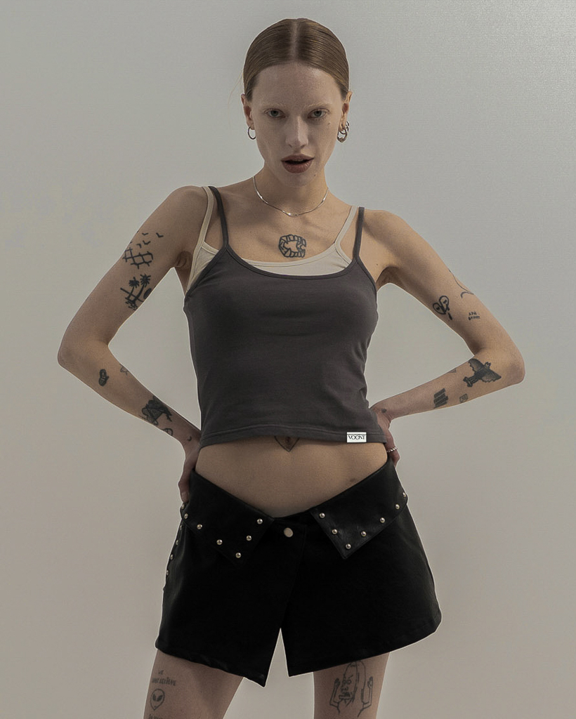 Twin Layer Tank Top (PURPLE)