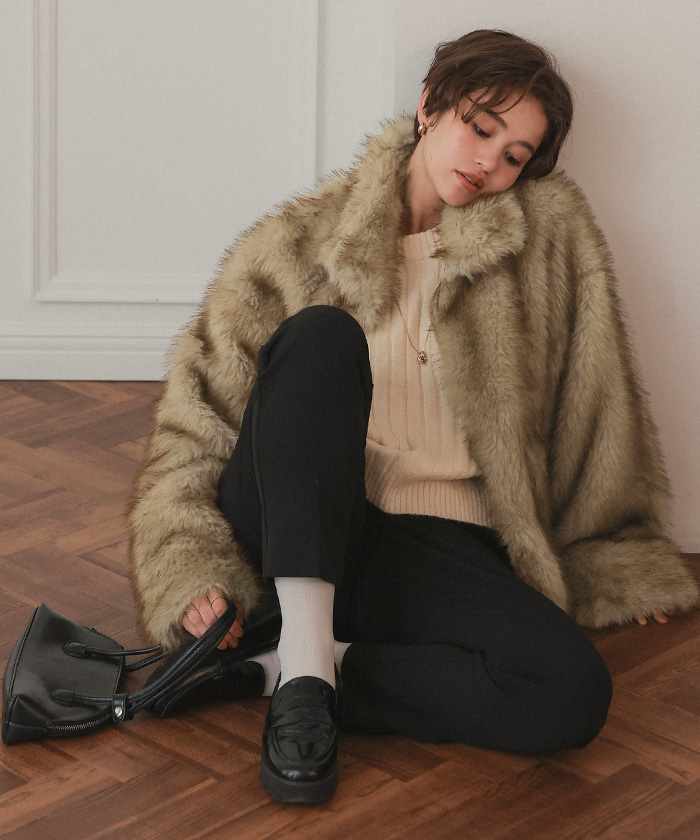 フェイクファージャケット