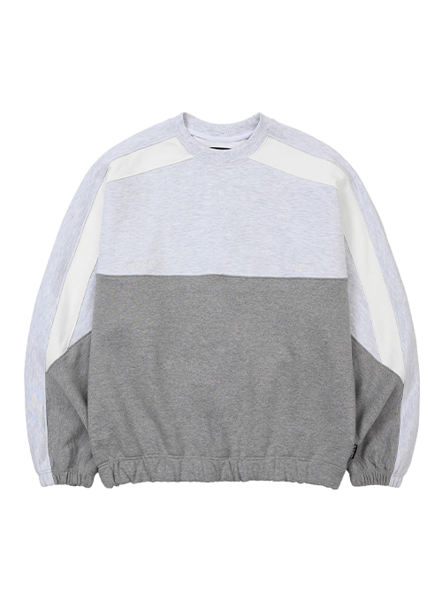 Tri Mixed Sweatshirt [MELANGE GREY]