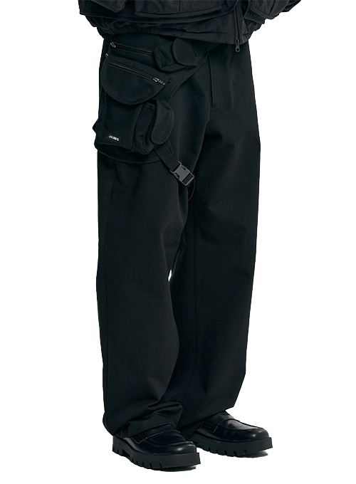 Leg Bag Pants [BLACK]