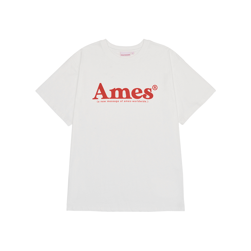 ★AMES-WORLDWIDE★SIGNATURE LOGO SWEATSHIRT WHITE★正規品 ☆AMES-WORLDWIDE☆SIGNATURE LOGO SWEATSHIRT WHITE☆正規品