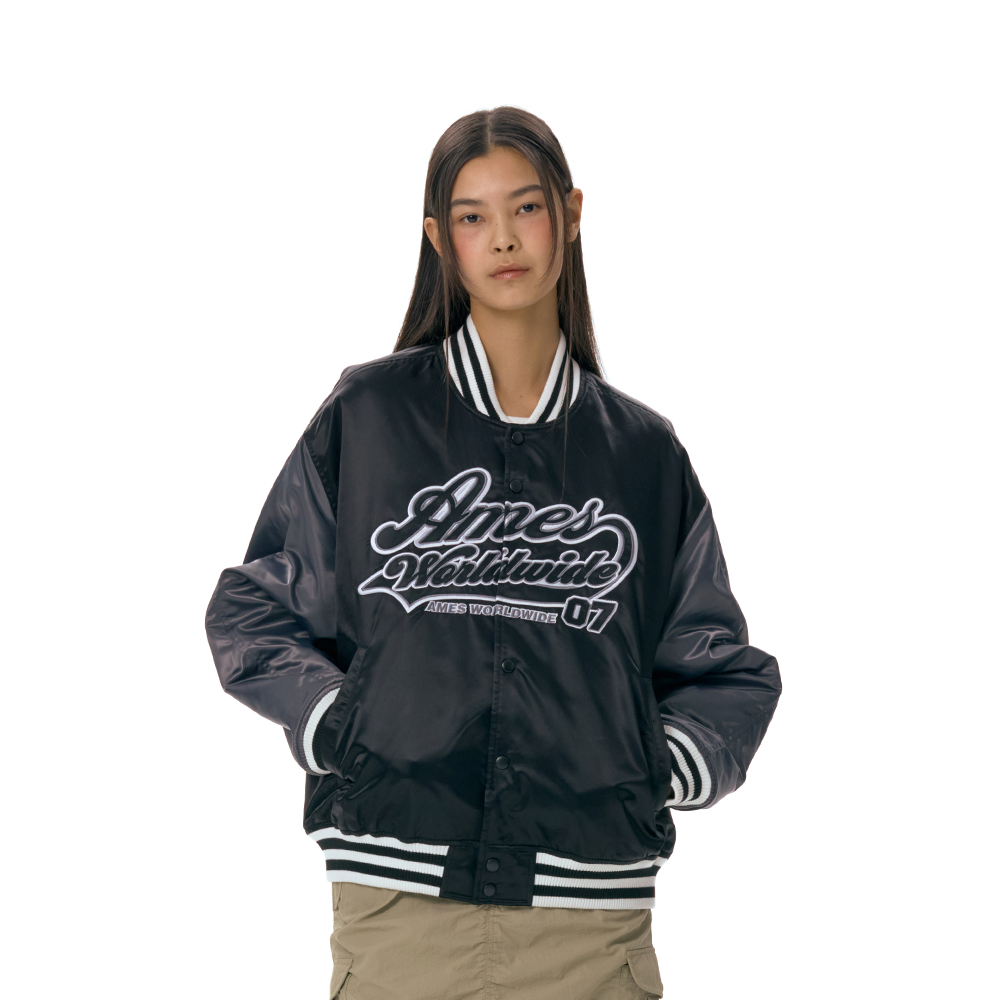 AMES STADIUM JACKET BLACK | ファッション通販サイト NUGU