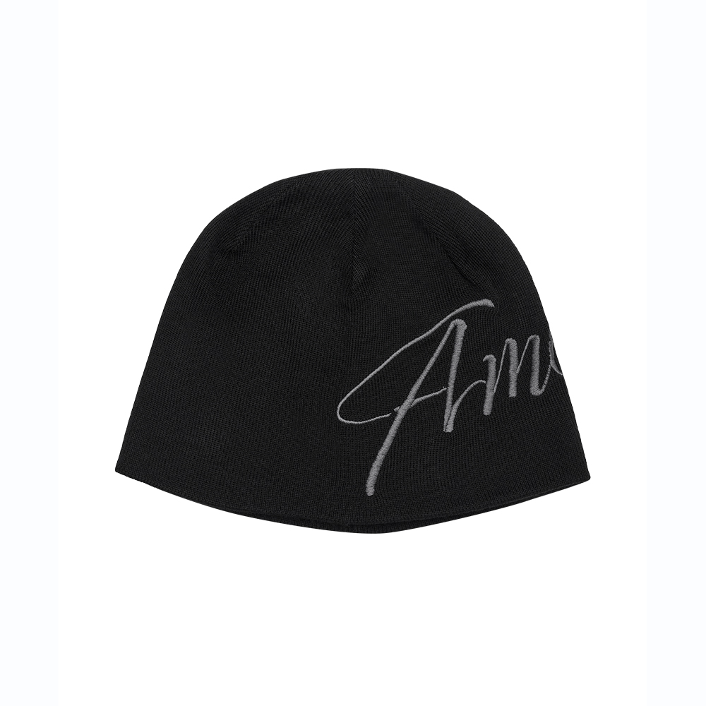 BIG TYPO BEANIE BLACK