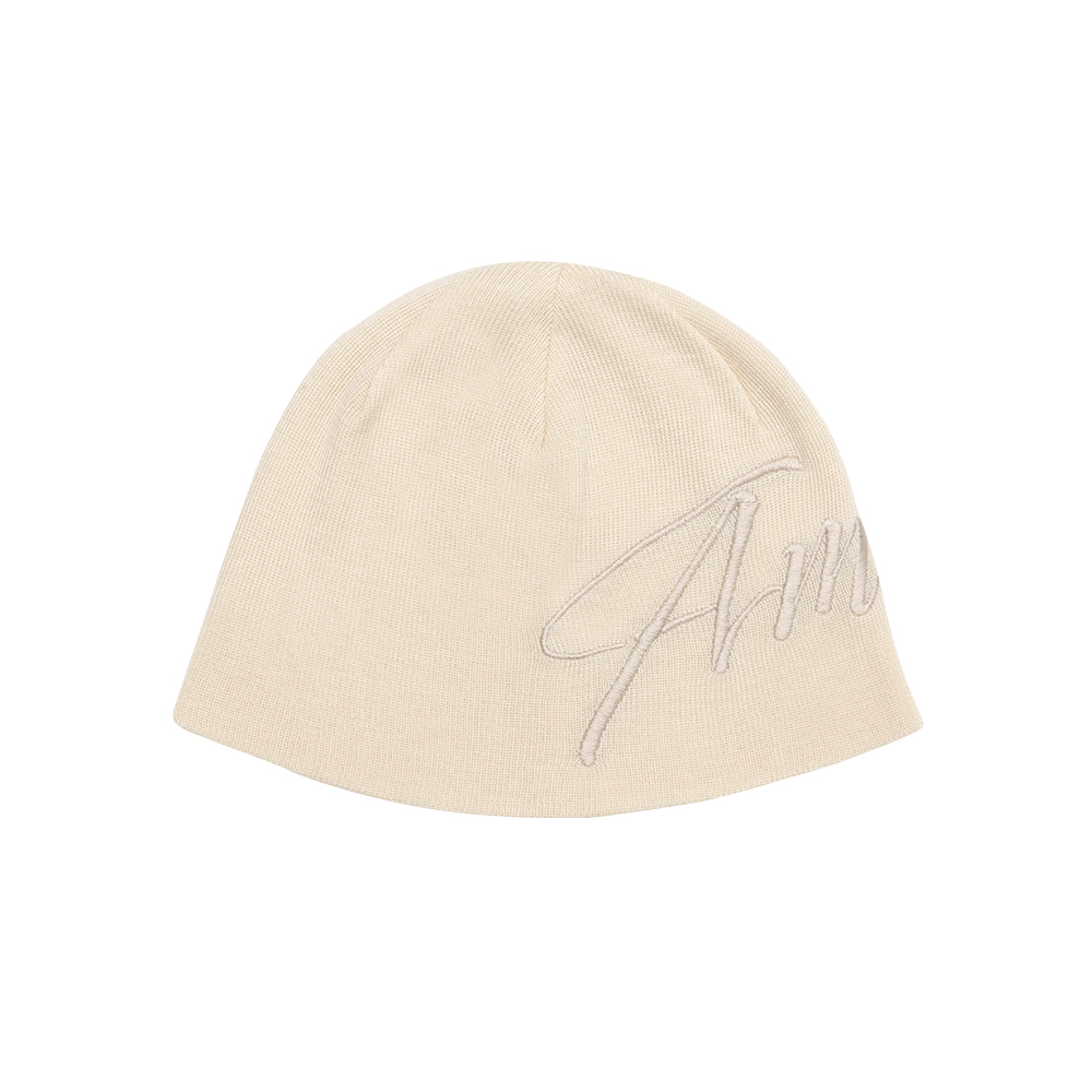 BIG TYPO BEANIE IVORY