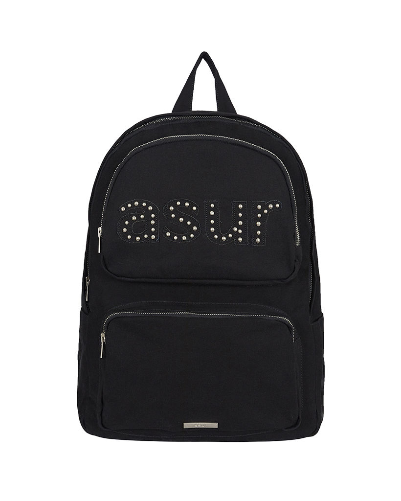 AU Basic Cotton Backpack Black