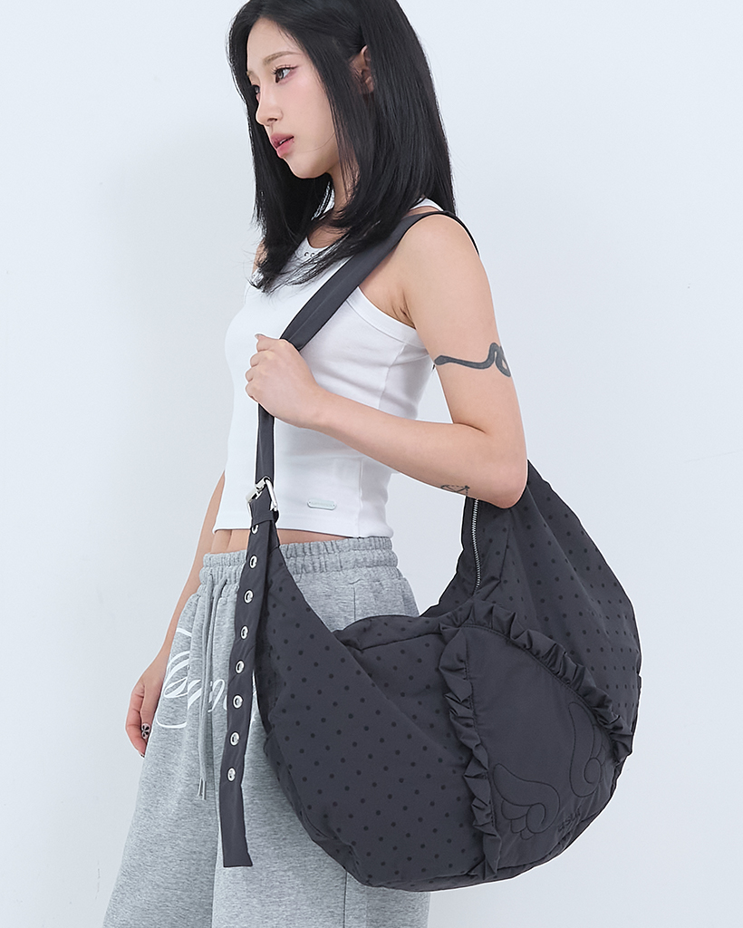 Leopard Stud Shoulder Bag Deep Brown | ファッション通販