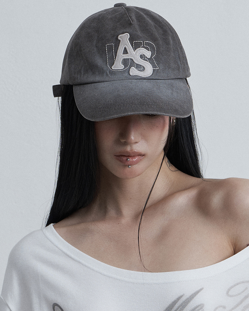Washed Logo Ball Cap Ash Grey | ファッション通販サイト NUGU