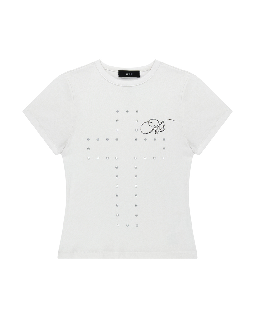 Cross Hotfix T-Shirts White | ファッション通販サイト NUGU
