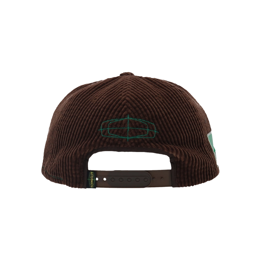 ATM LOGO CORDUROY BALL CAP 브라운 후면.png