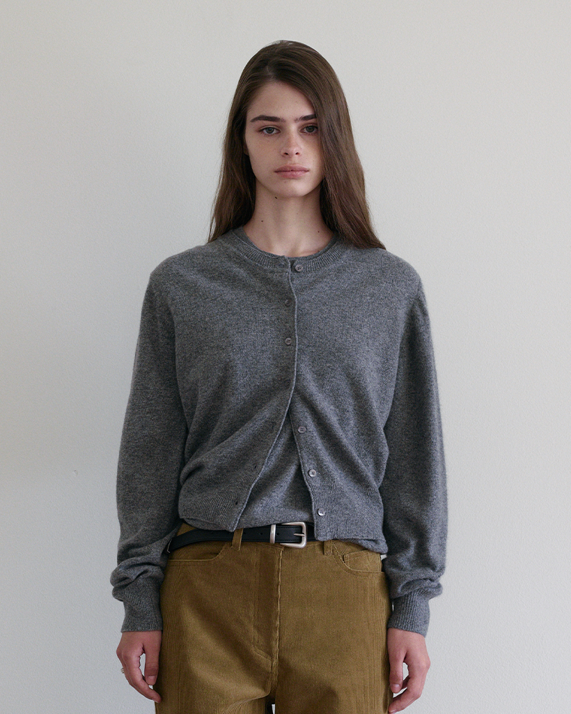 [9th] Essential Cashmere Round Cardigan_4 Colors