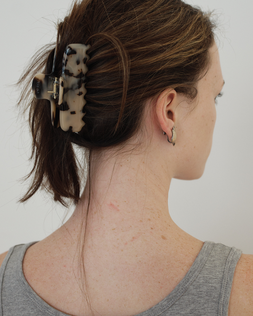 Claw Clip_Sand Leopard