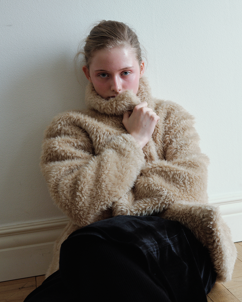 [6th] Baby Bear Fur Jacket_Beige