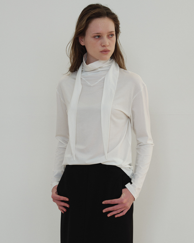 Tie T-Shirt_Ivory